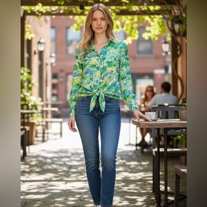 Louise since 1951 tank with shear over shirt size S polyester